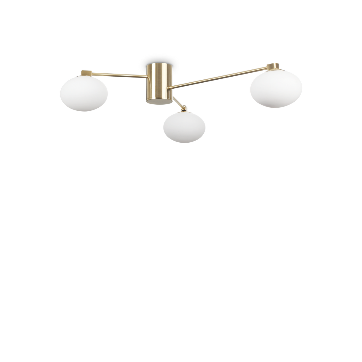 Plafonieră Hermes PL3 D90, alamă