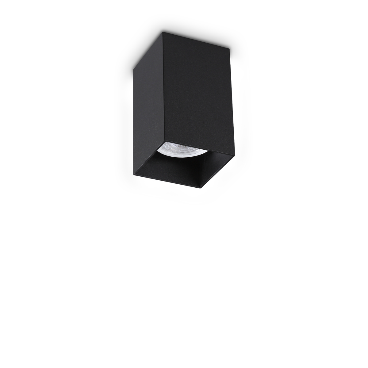 Plafonieră Look PL1 pătrat D60 H100, negru