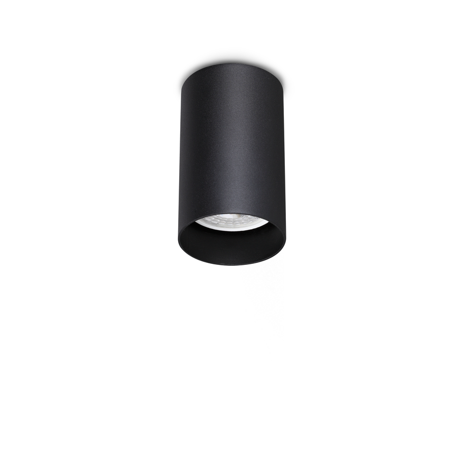 Plafonieră Look PL1 rotund D60 H100, negru
