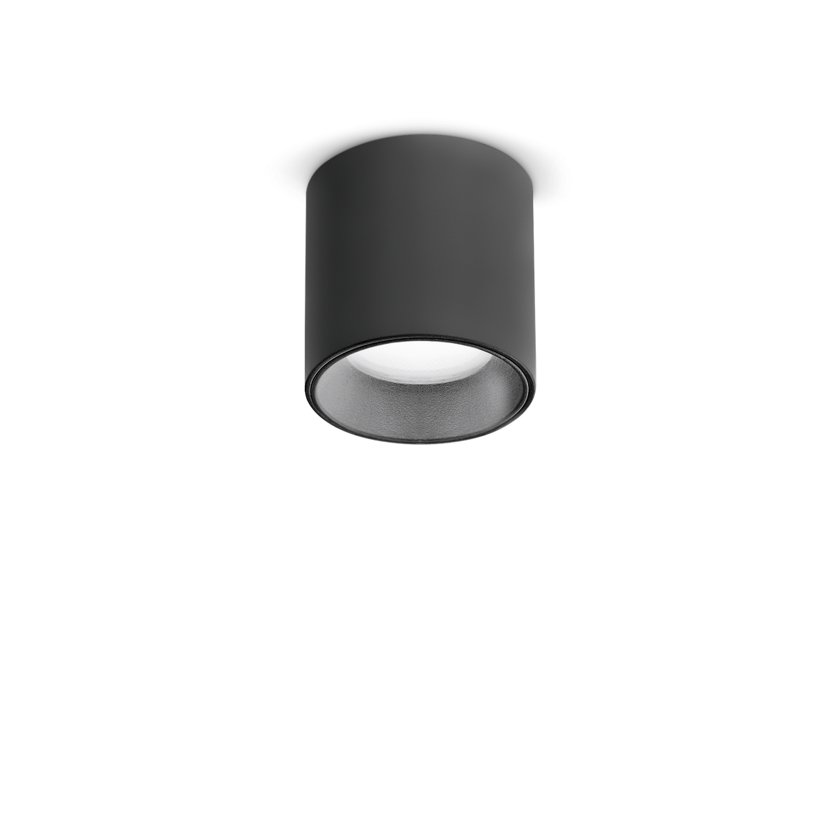 Plafonieră Nitro PL D04 rotund 2700K, negru