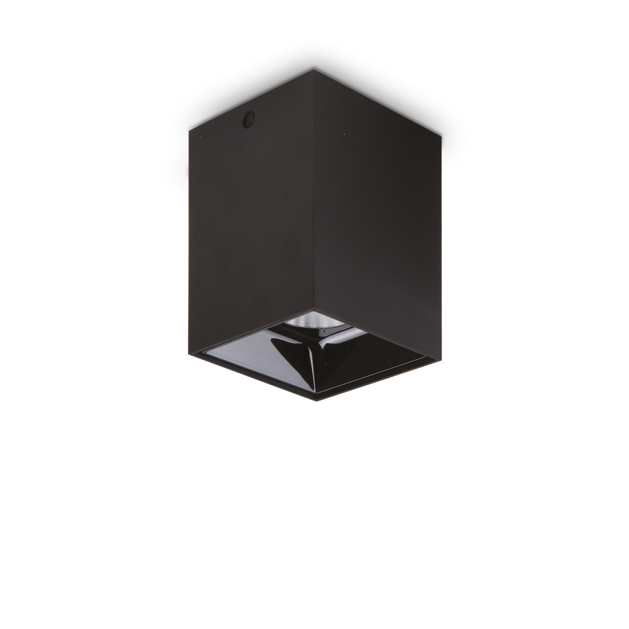 Plafonieră Nitro PL D07 pătrat 3000K, negru