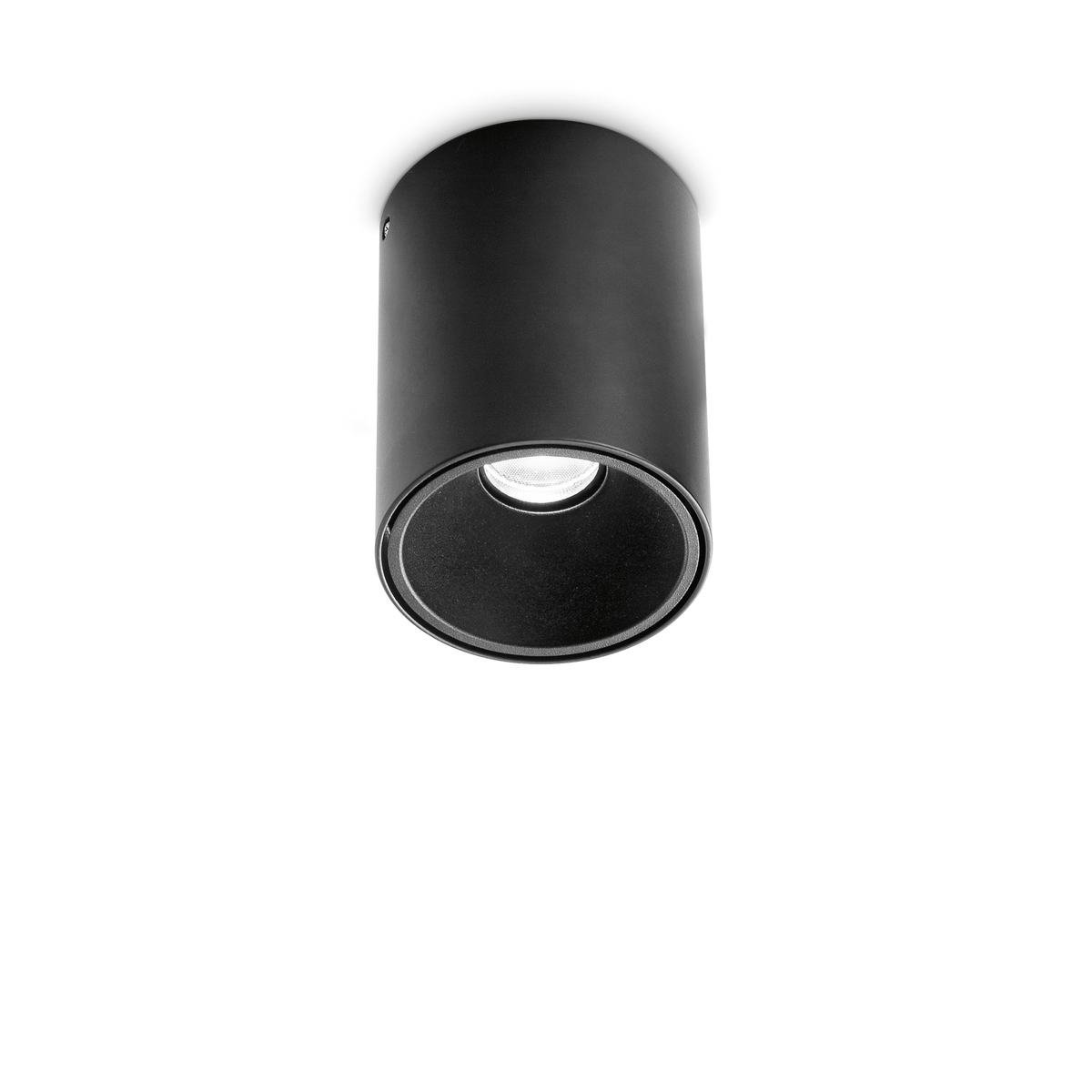 Plafonieră Nitro PL D08 rotund 3000K, negru