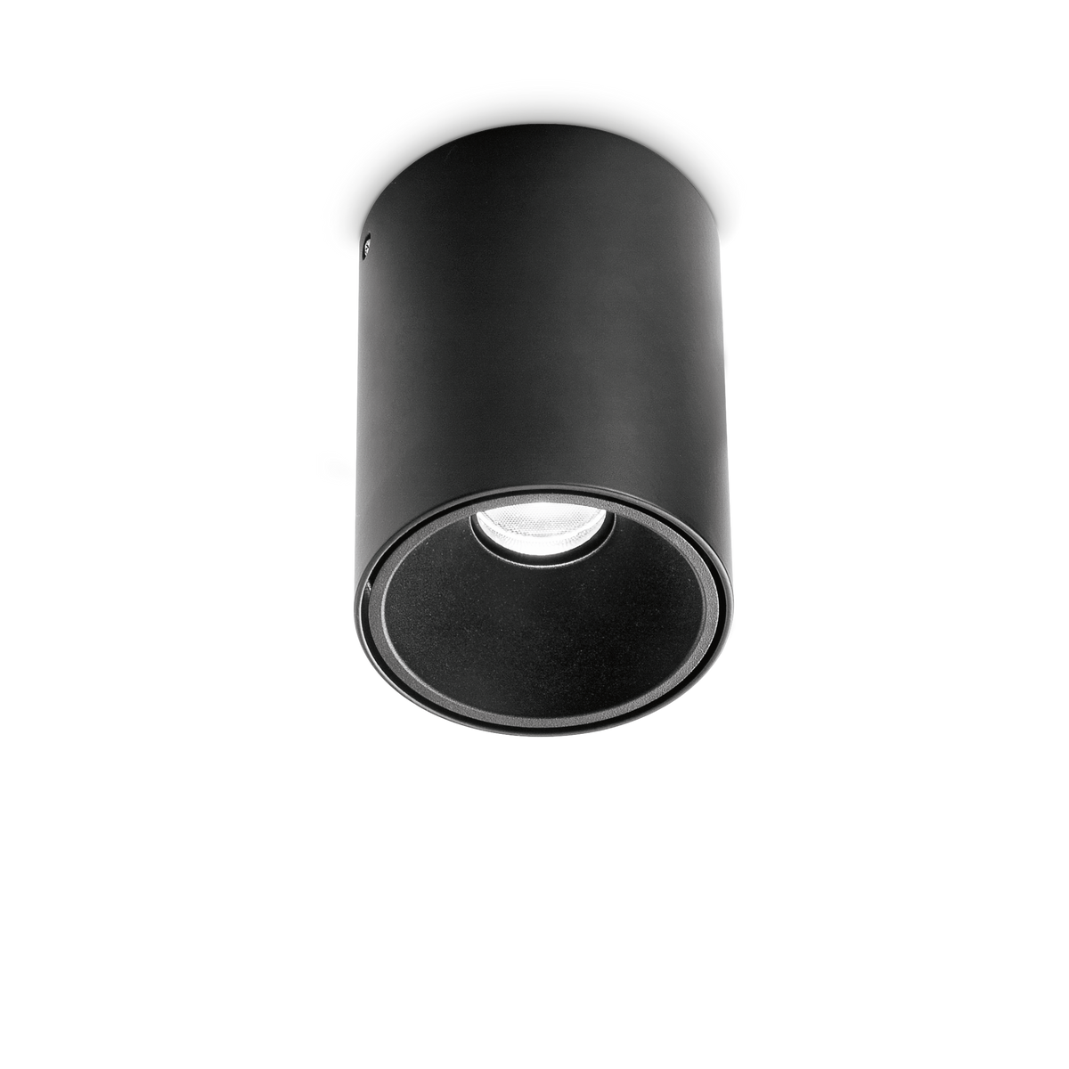 Plafonieră Nitro PL D09 rotund 3000K, negru