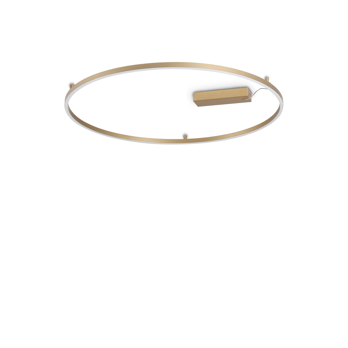 Plafonieră Oracle Slim PL D090 rotund 3000K On-Off, alamă