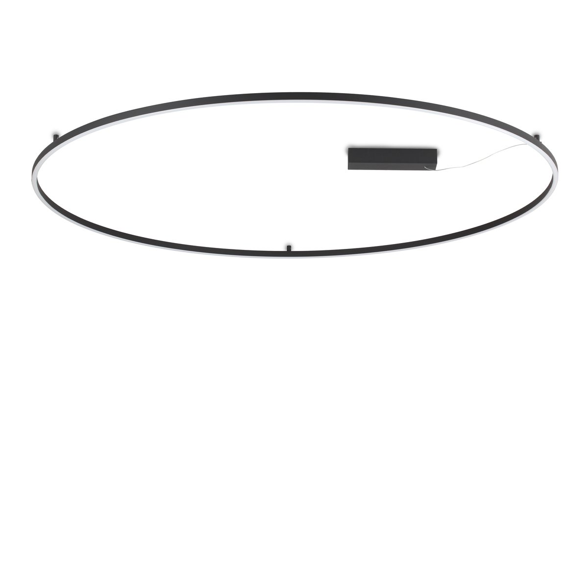 Plafonieră Oracle Slim PL D150 rotund 3000K On-Off, negru