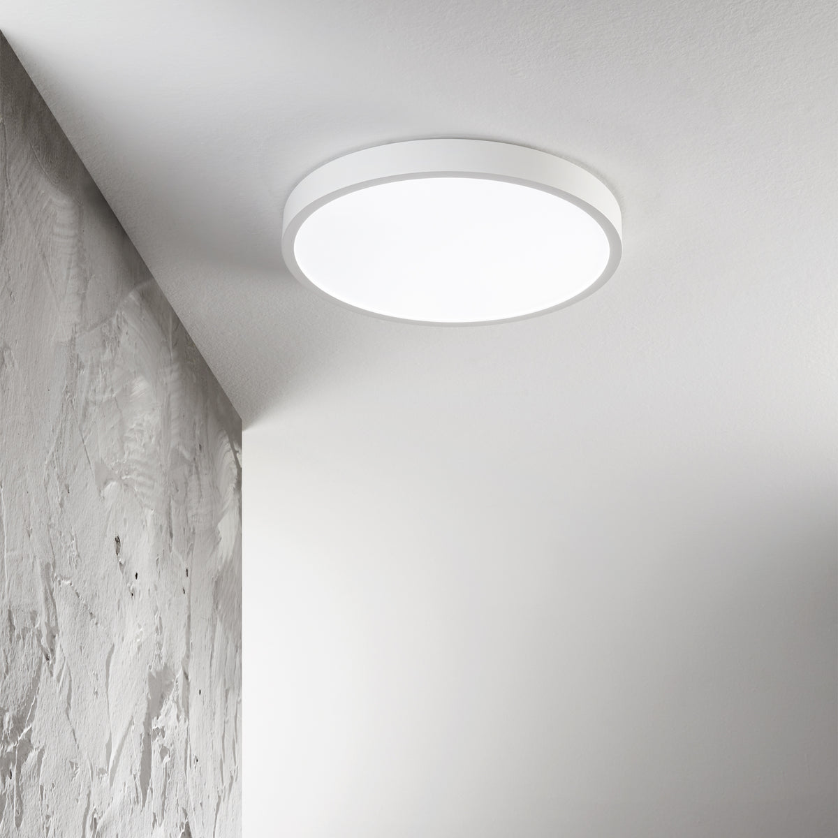 Plafonieră Ray PL D60, alb – ambient