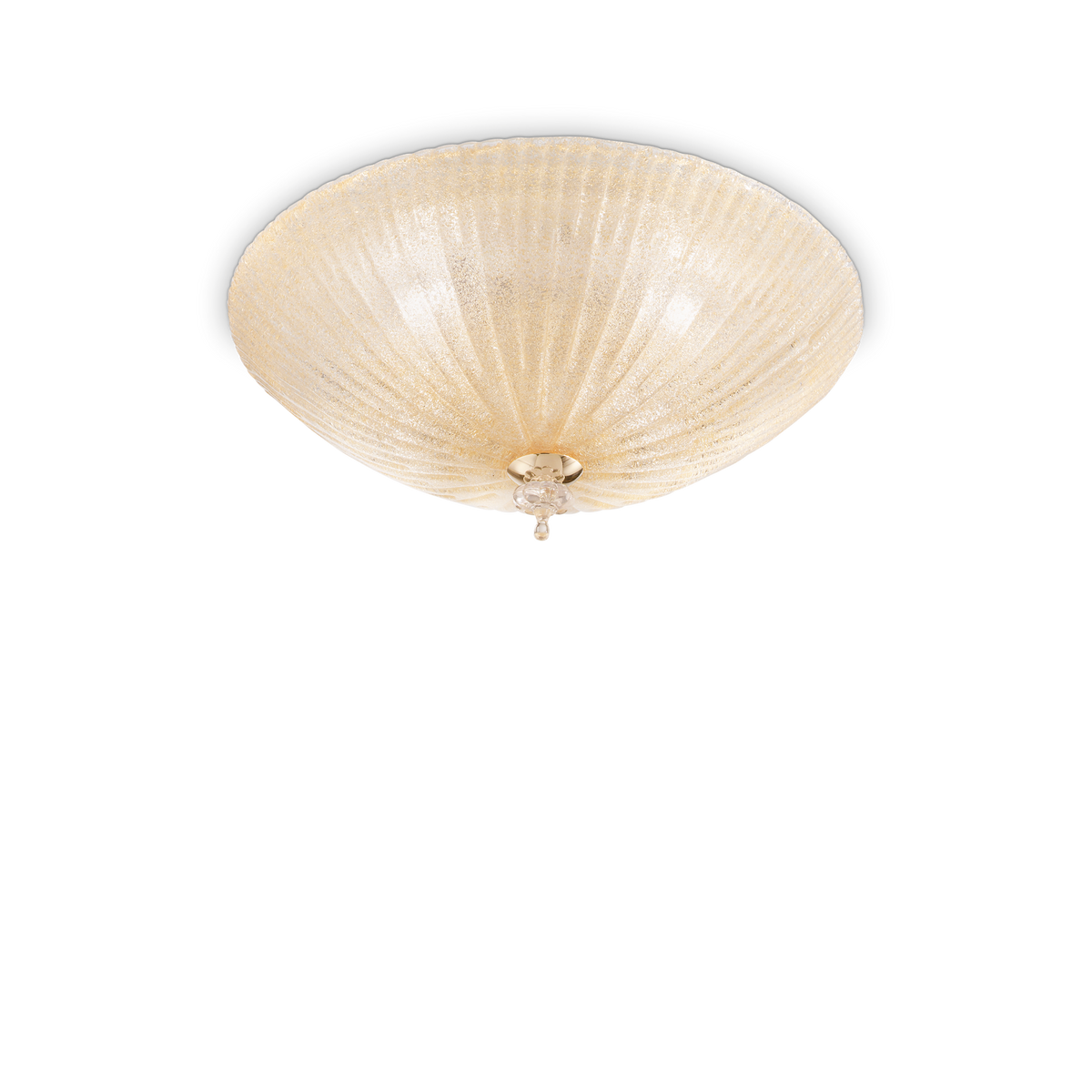 Plafonieră Shell PL3, chihlimbar