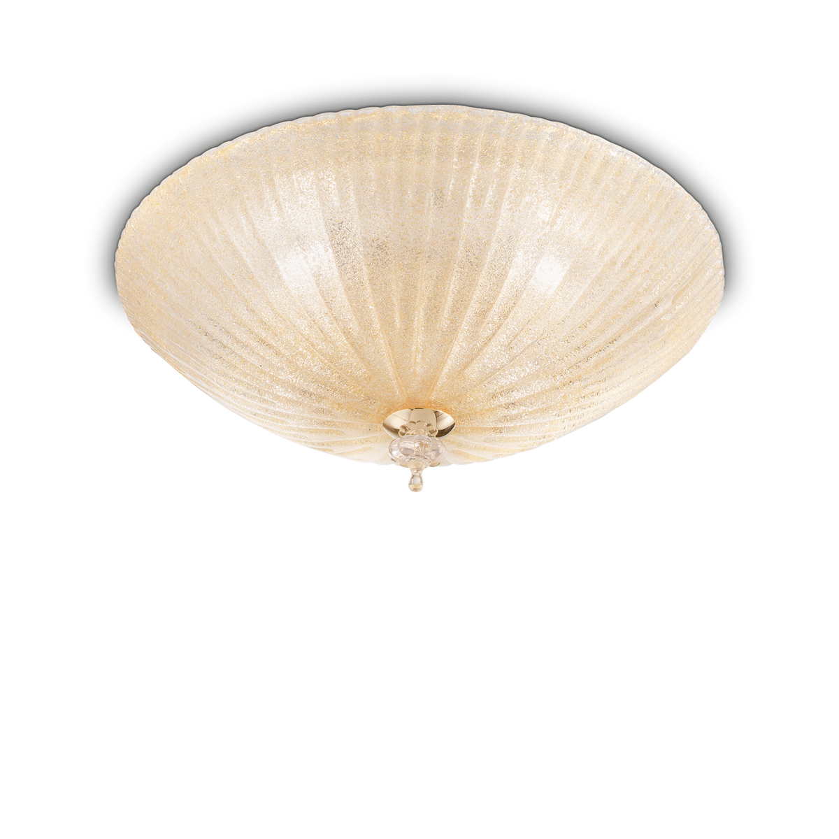 Plafonieră Shell PL6, chihlimbar