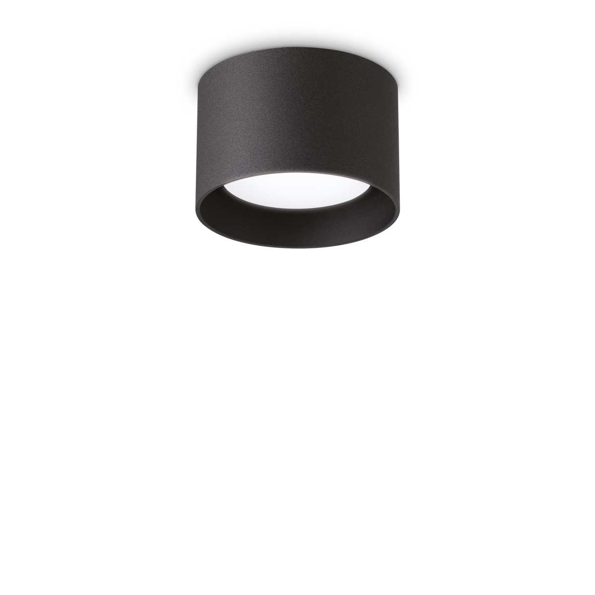 Plafonieră Spike PL1 rotund, negru