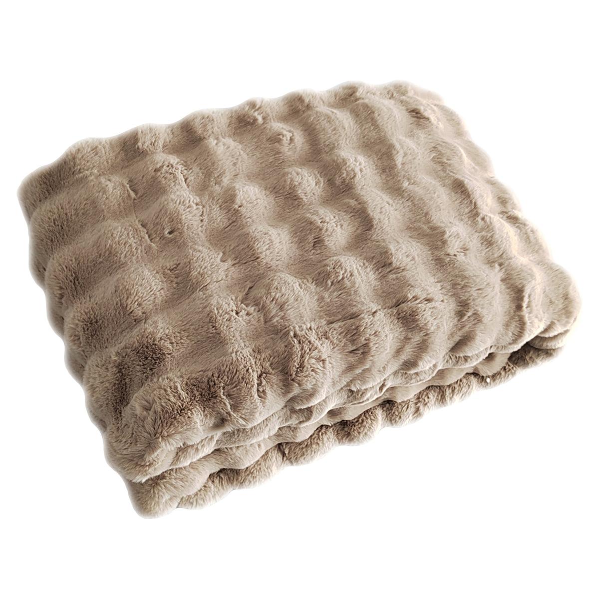 Pled Nordic Plush, bej, 150 x 200 cm