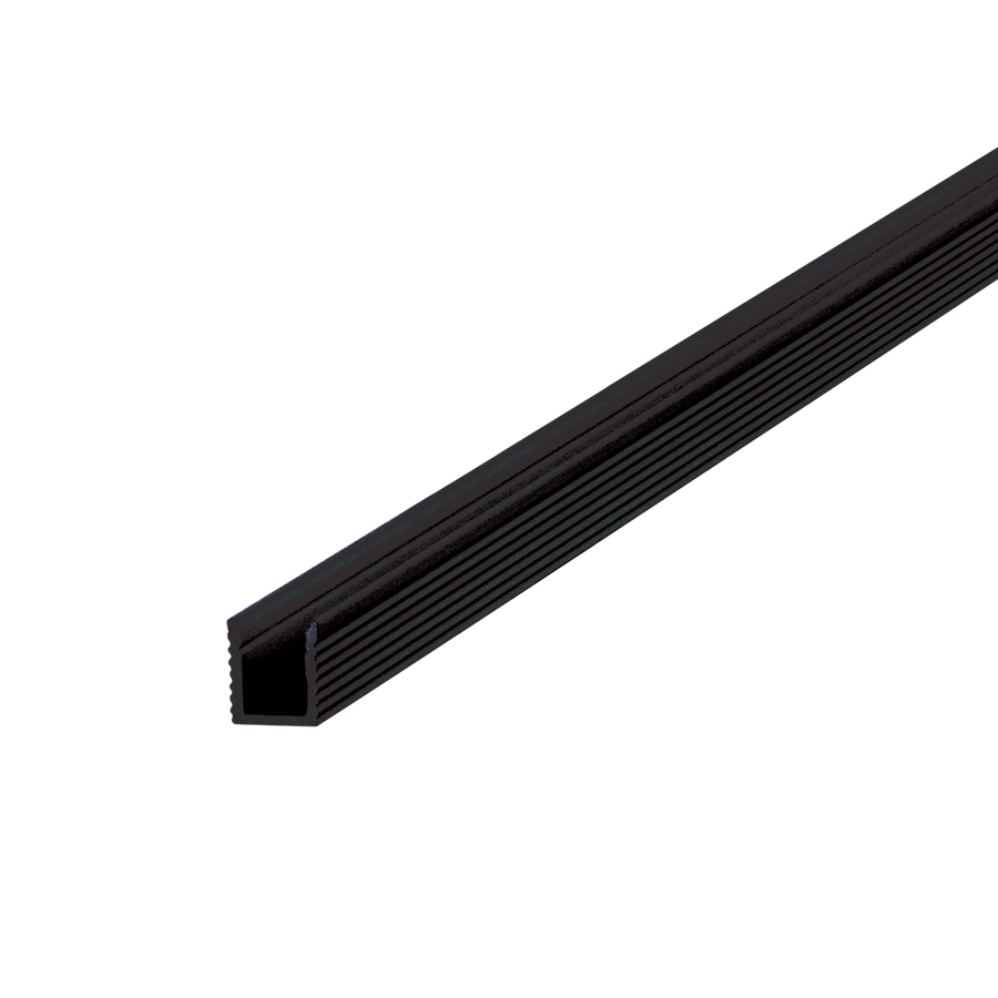 Profil liniar Slot aparent D08XD09 2000 mm, negru