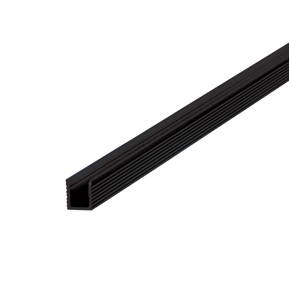 Profil liniar Slot aparent D08XD09 3000 mm, negru