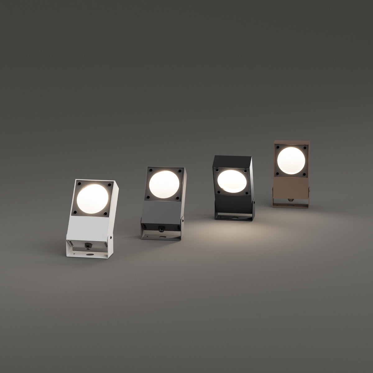 Proiector de exterior Sirio PR1, antracit – ambient