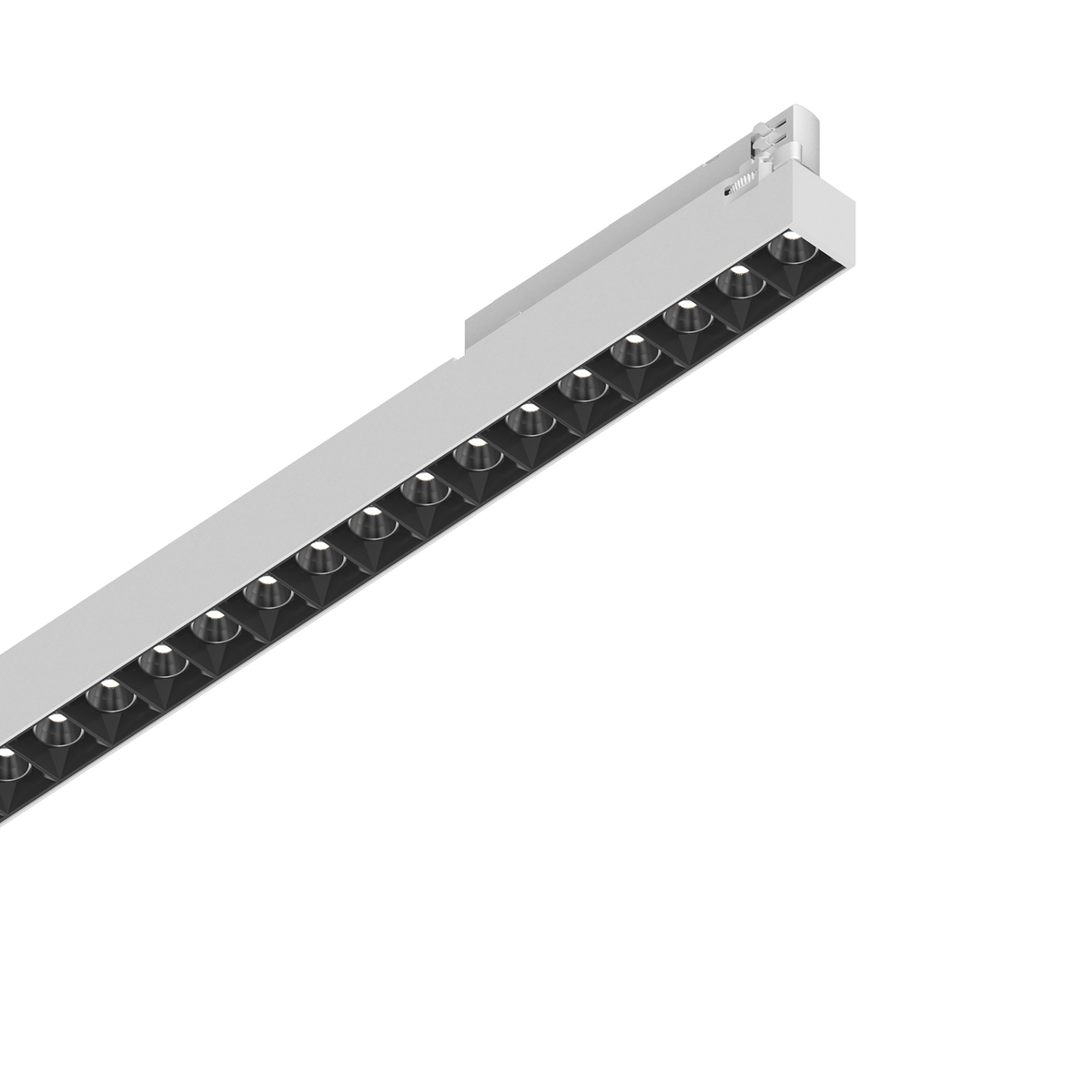 Proiector liniar pe șină Display fascicul concentrat D0535 On-Off 3000K, alb