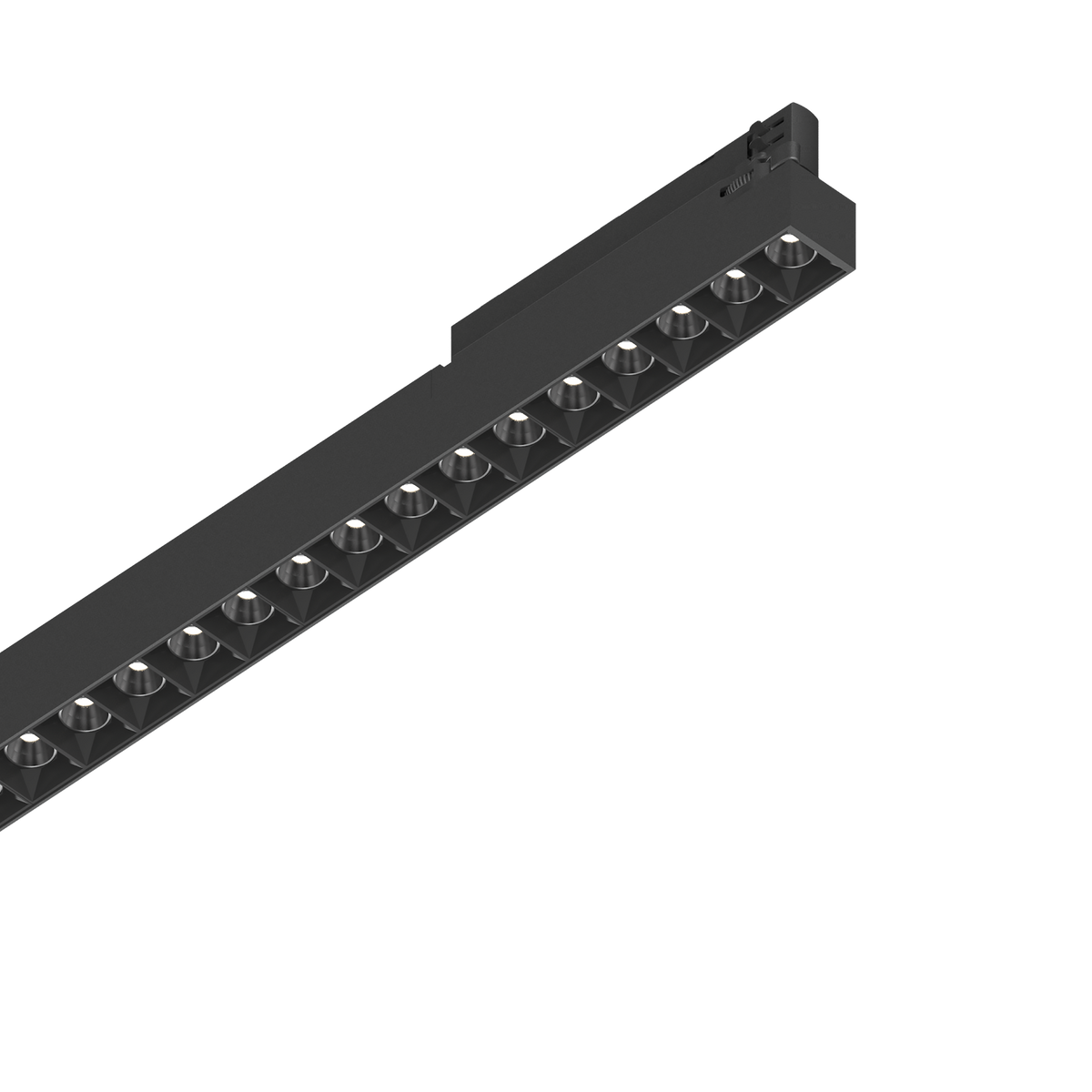 Proiector liniar pe șină Display fascicul concentrat D1065 DALI 3000K, negru