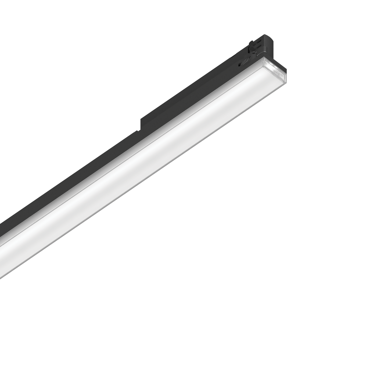 Proiector liniar pe șină Display fascicul larg D0565 DALI 3000K, negru