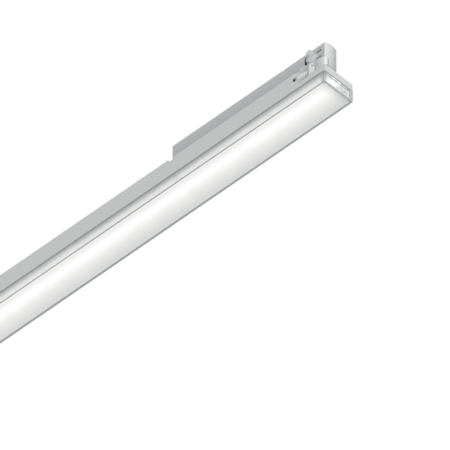 Proiector liniar pe șină Display fascicul larg D1125 DALI 4000K, alb