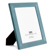 Ramă foto Scaleo, shagreen sintetic albastru, set de 2