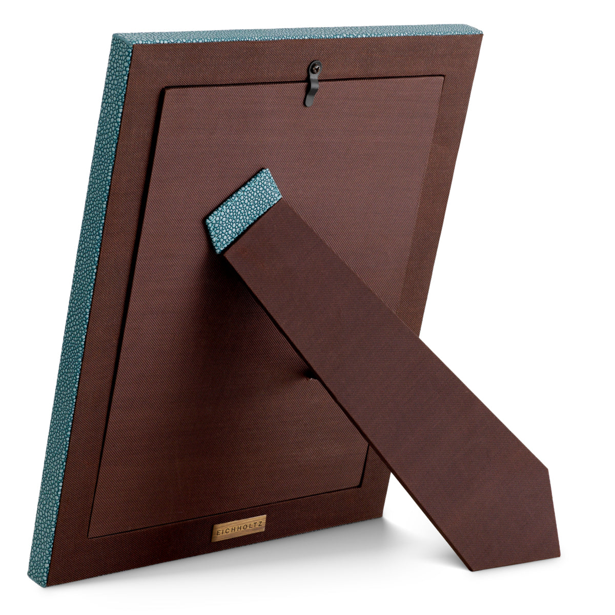 Ramă foto Scaleo, shagreen sintetic albastru, set de 2