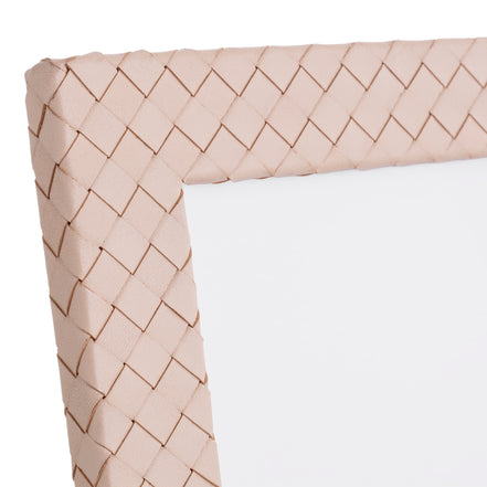 Ramă foto Sintra, piele maro-cognac, set de 2
