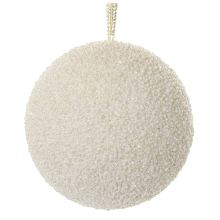 Glob coral crem auriu 10 cm