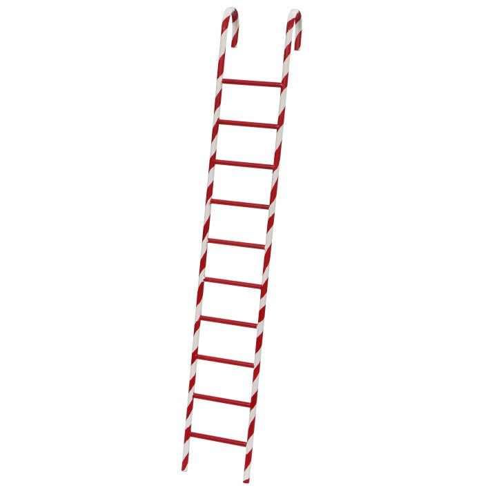 Scară decorativă cu dungi tip bastonaș, 122 cm