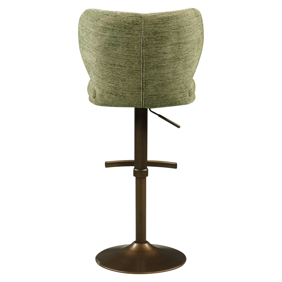 Scaun de bar Amely, pistache softweave, rotativ