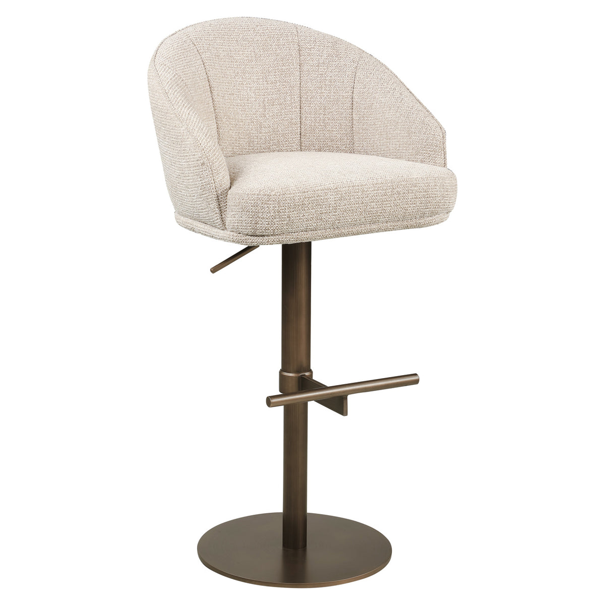 Scaun de bar Beverly, fancy natural, rotativ