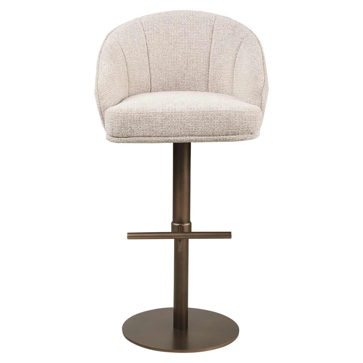 Scaun de bar Beverly, fancy natural, rotativ