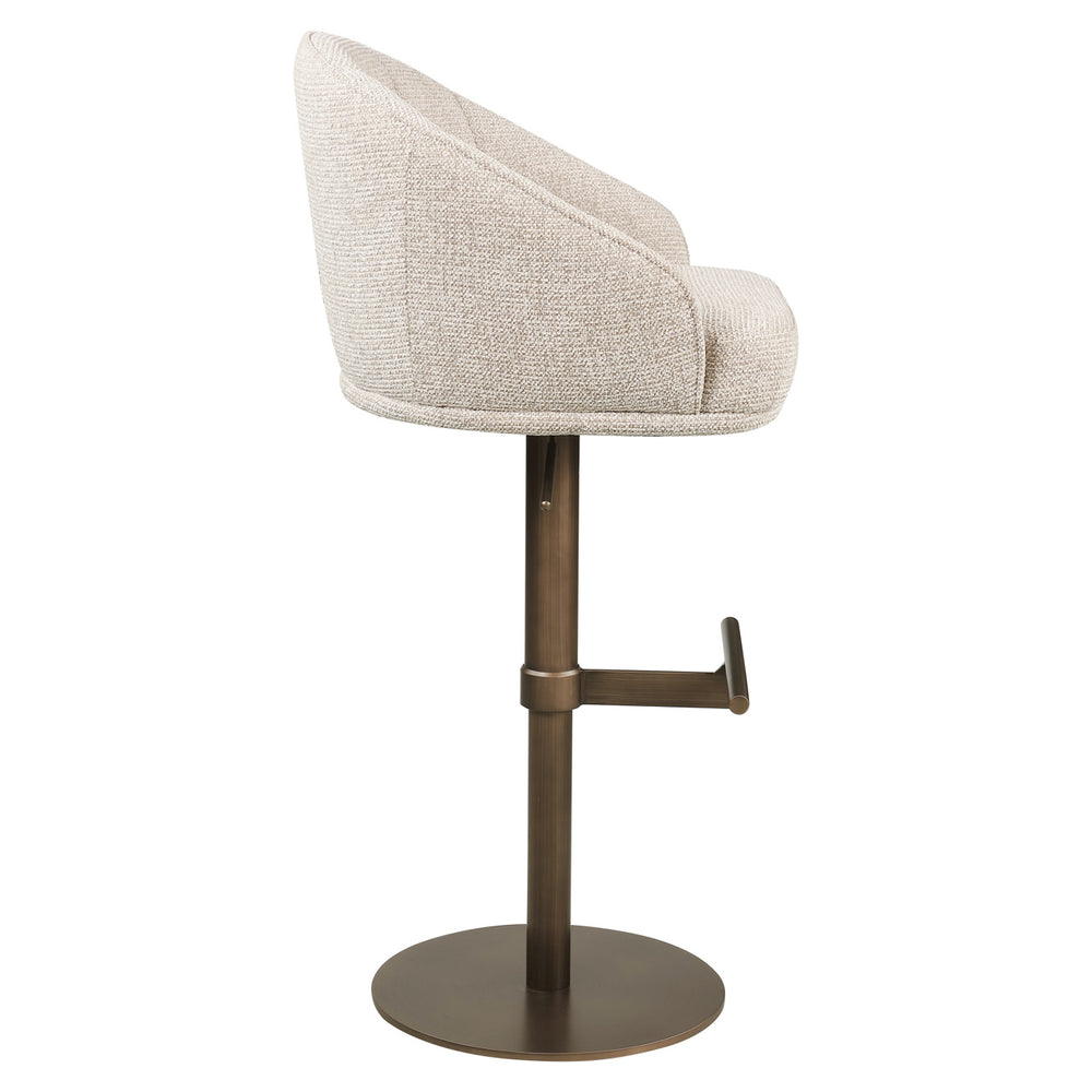 Scaun de bar Beverly, fancy natural, rotativ