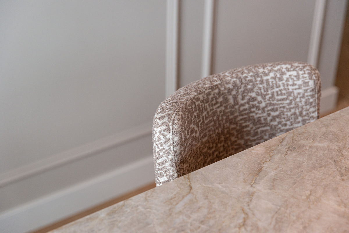 Scaun de bar Bolton, geo natural (set de 2) – ambient