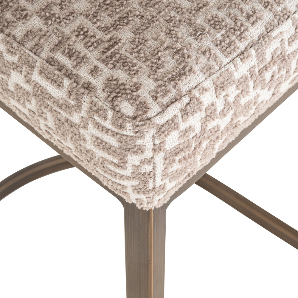 Scaun de bar Bolton, geo natural (set de 2)