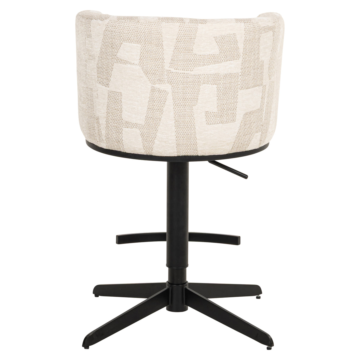 Scaun de bar Cheyenne, graffic bej, rotativ