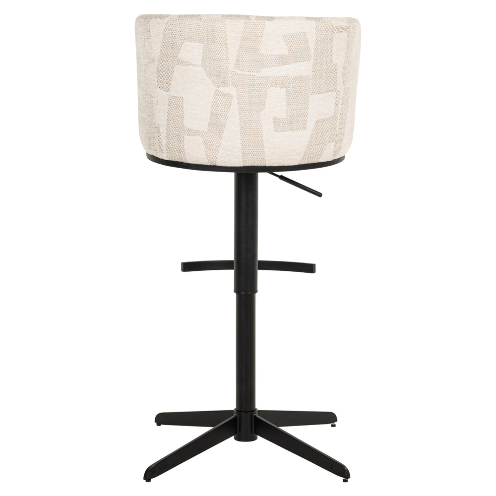 Scaun de bar Cheyenne, graffic bej, rotativ