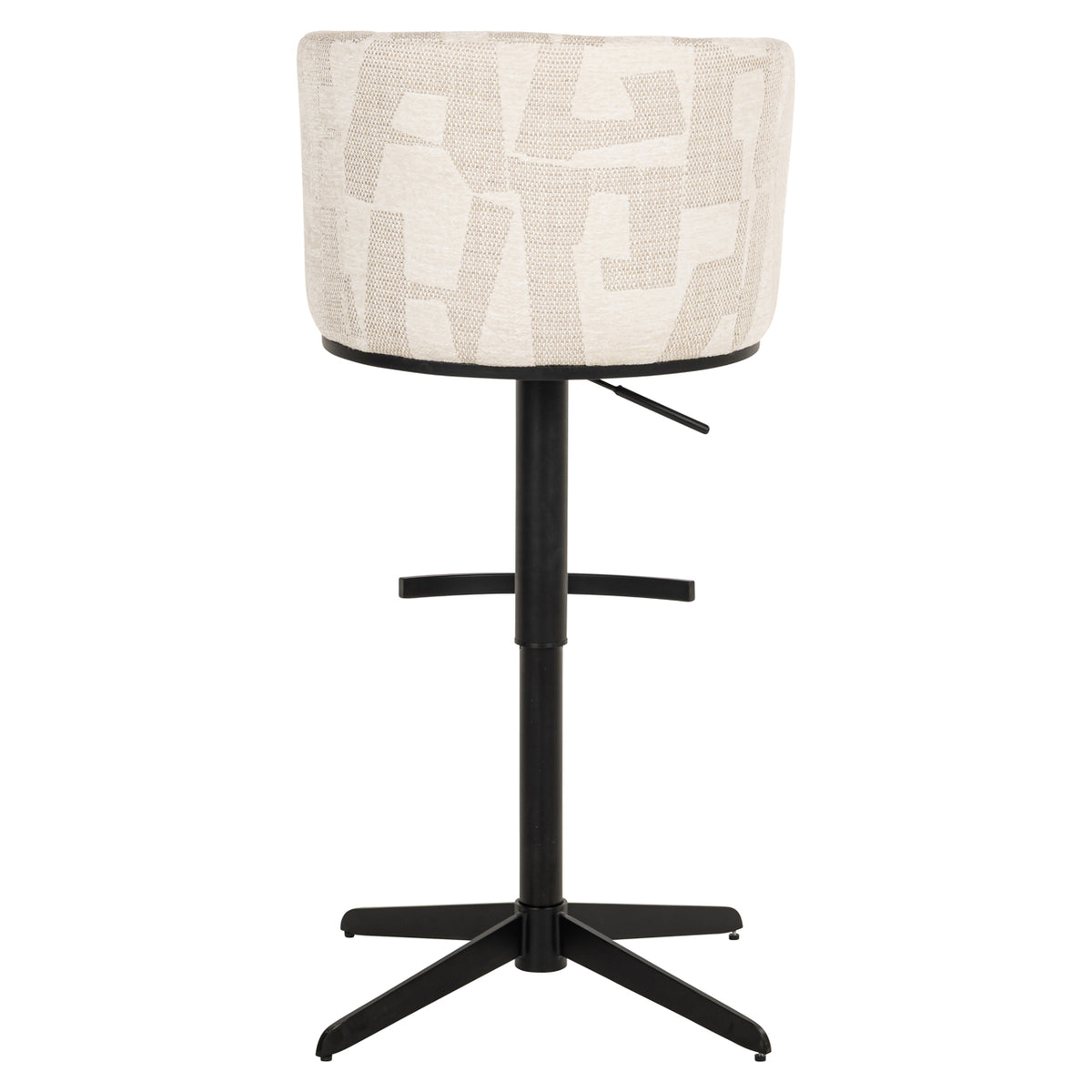 Scaun de bar Cheyenne, graffic bej, rotativ
