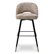 Scaun de bar Cliff, mademoiselle bej, set de 2