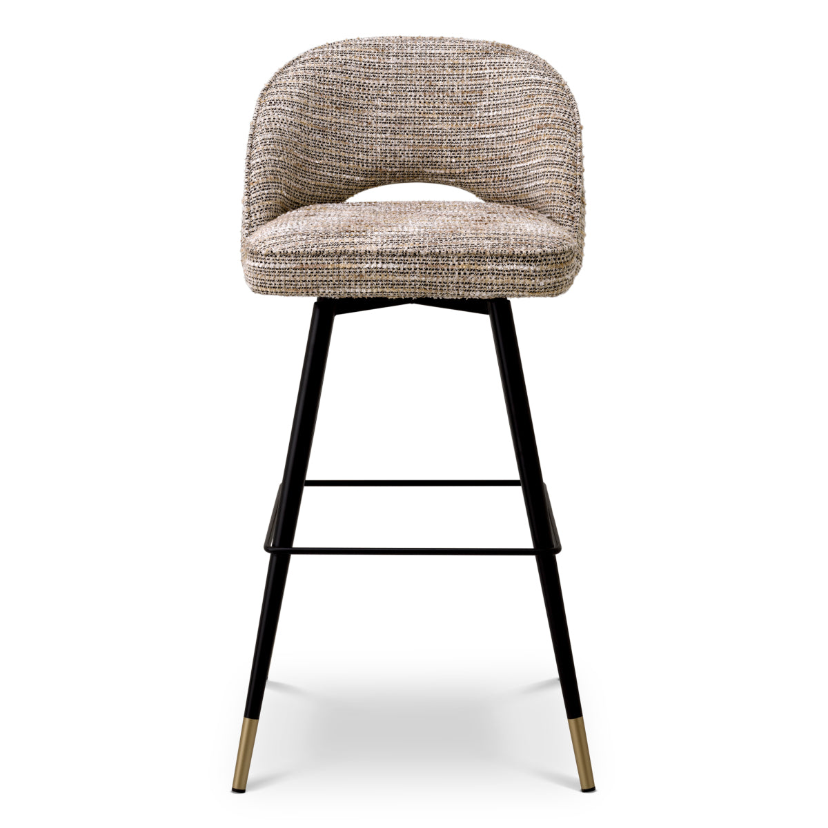 Scaun de bar Cliff, mademoiselle bej, set de 2