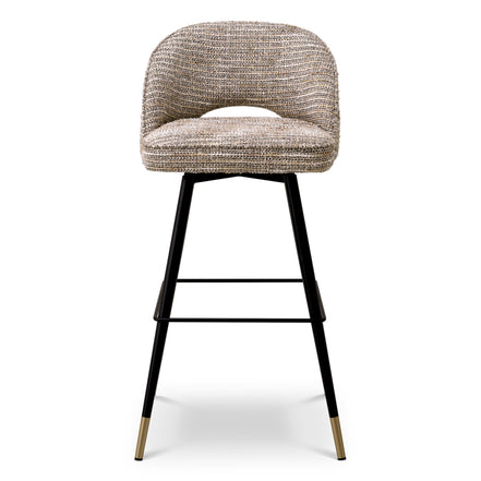 Scaun de bar Cliff, mademoiselle bej, set de 2