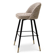 Scaun de bar Cliff, mademoiselle bej, set de 2