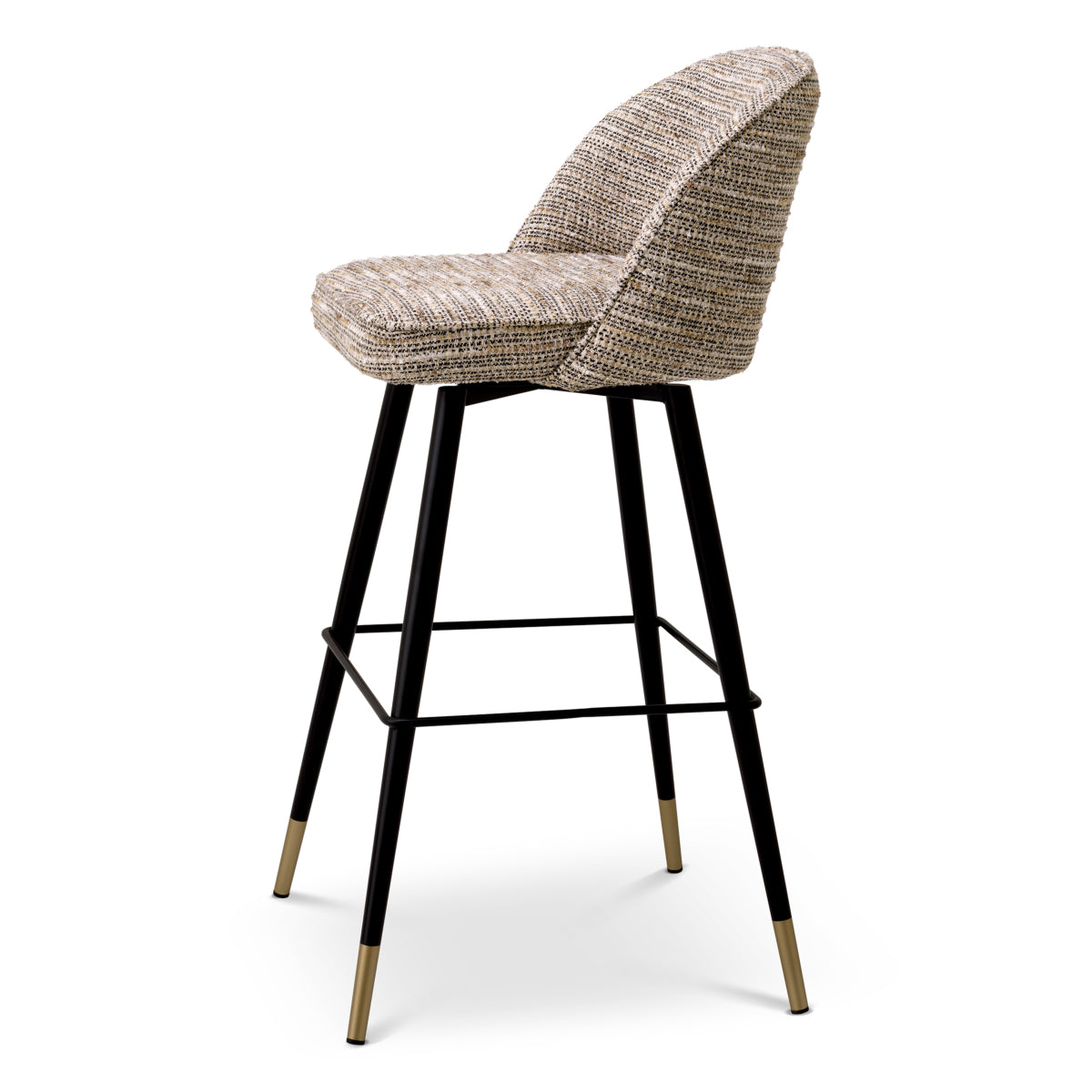Scaun de bar Cliff, mademoiselle bej, set de 2