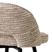 Scaun de bar Cliff, mademoiselle bej, set de 2