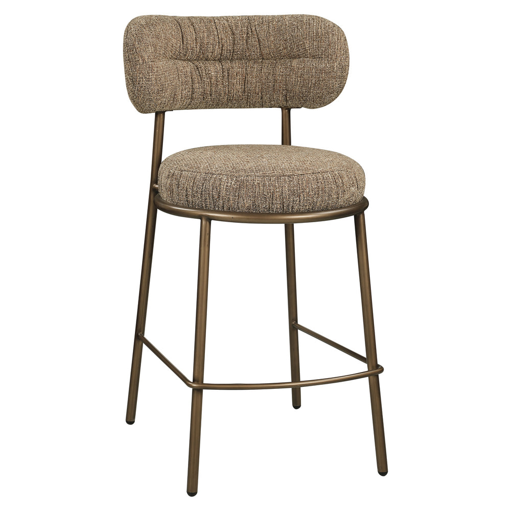 Scaun de bar Encanto (înălțime blat), tweed maro