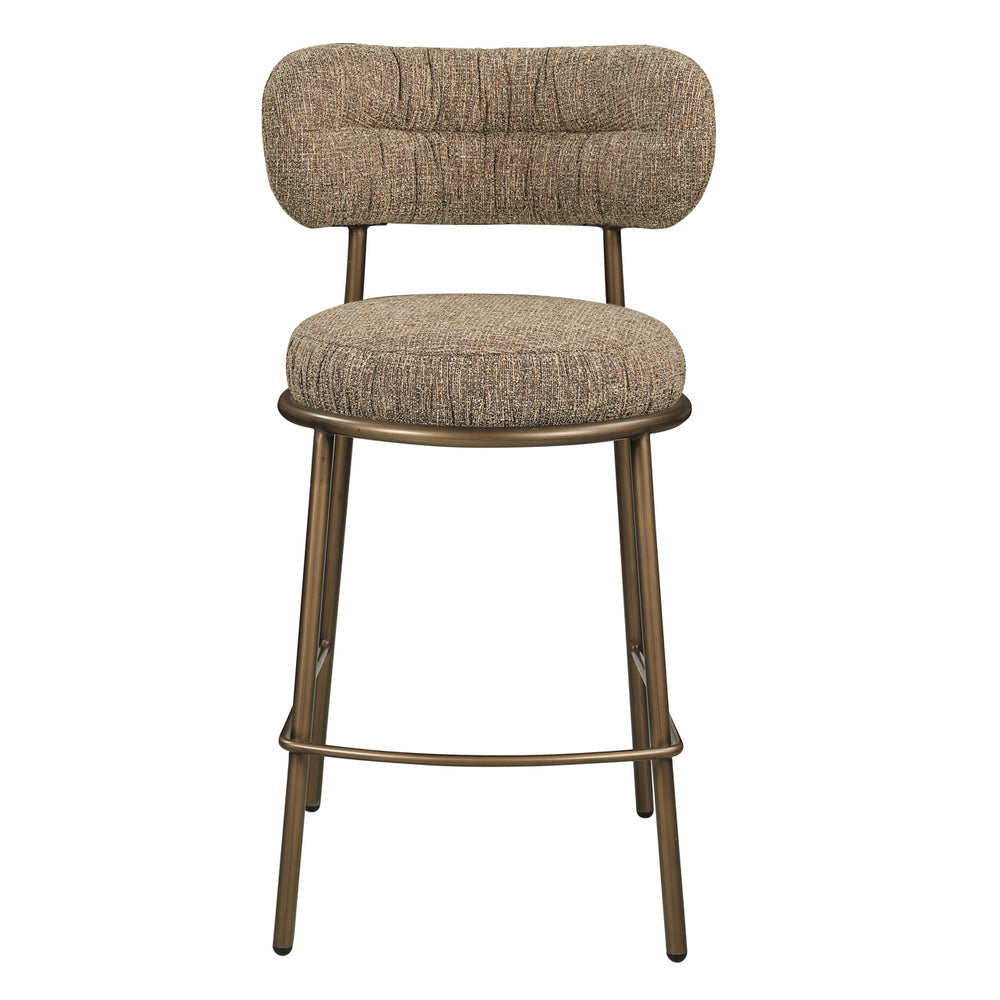 Scaun de bar Encanto (înălțime blat), tweed maro