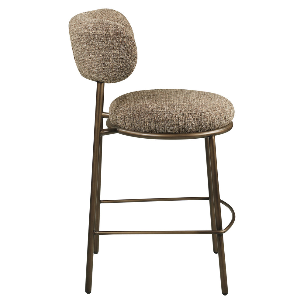 Scaun de bar Encanto (înălțime blat), tweed maro