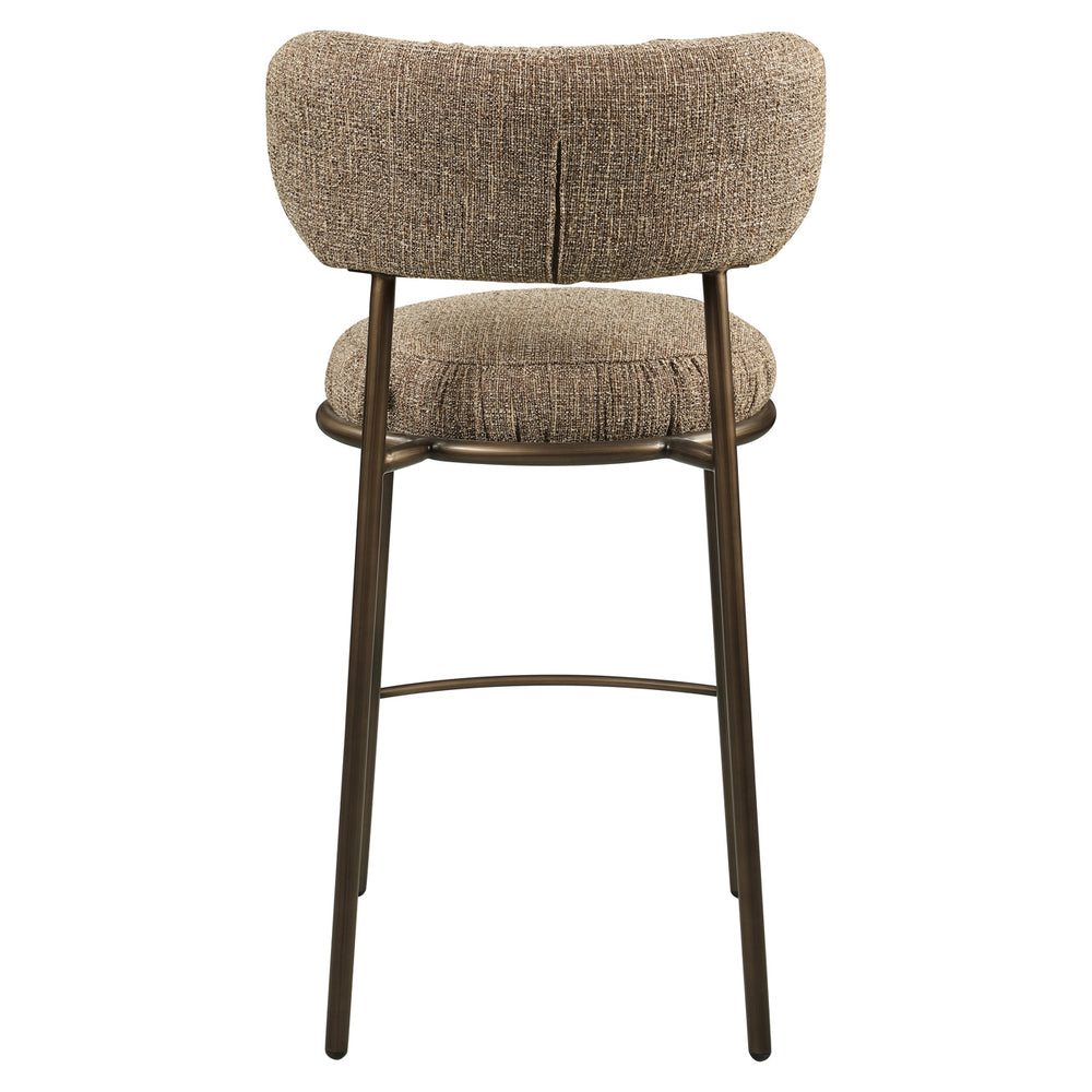 Scaun de bar Encanto (înălțime blat), tweed maro