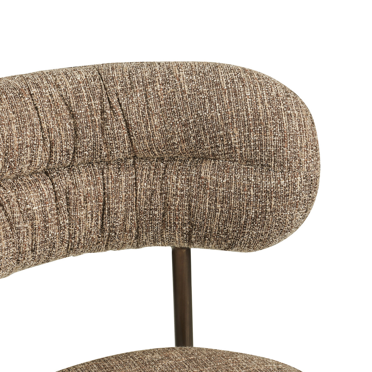 Scaun de bar Encanto (înălțime blat), tweed maro