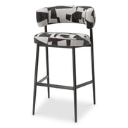 Scaun de bar Folsom, brooklyn negru