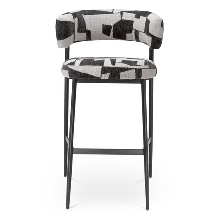 Scaun de bar Folsom, brooklyn negru