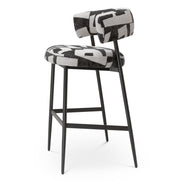 Scaun de bar Folsom, brooklyn negru