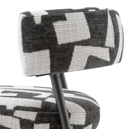Scaun de bar Folsom, brooklyn negru